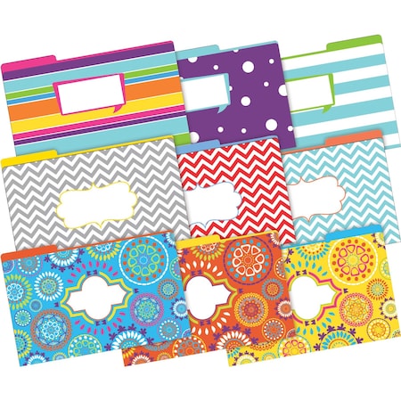 Barker Creek On Point Designer Legal-Size File Folders, Multi-Design Set, 27/Package 3525